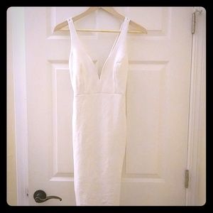 Sexy White BodyCon Dress